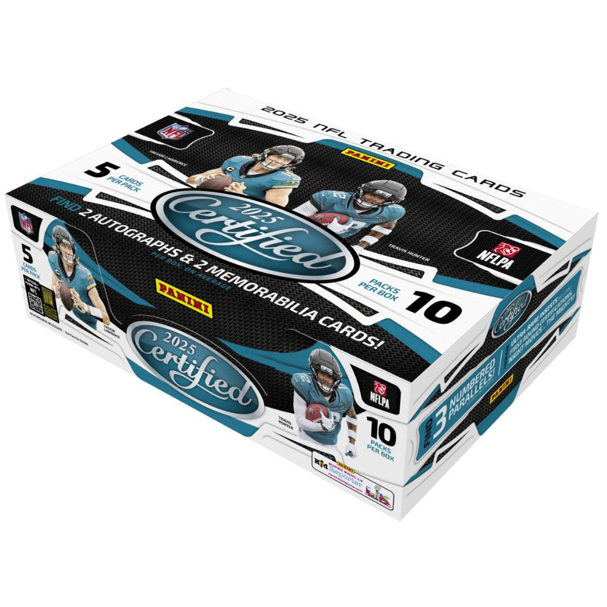 2025 Panini Certified Football Hobby 16 Box Case