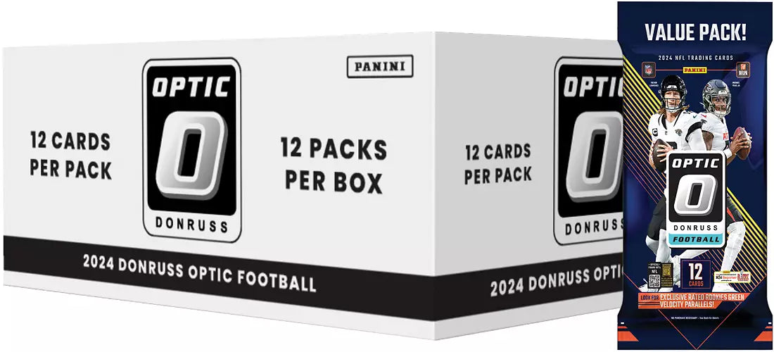 2024 Panini Donruss Optic Football Value Pack Box