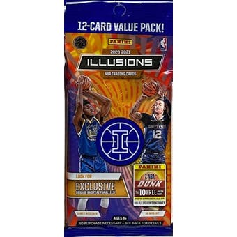 2020-21 Panini Illusions basketball Fat Pack Box