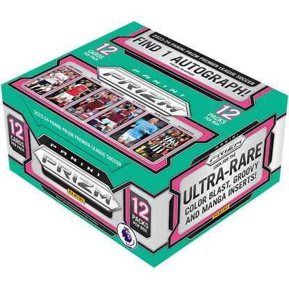 2023-24 Panini Prizm Premier League Soccer Hobby 12 Box Case