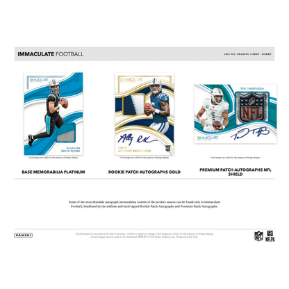 2023 Panini Immaculate Football Hobby 6 Box Case