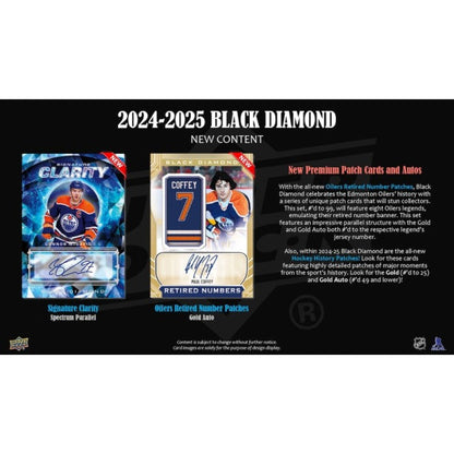 2024-25 Upper Deck Black Diamond Hockey Hobby Box