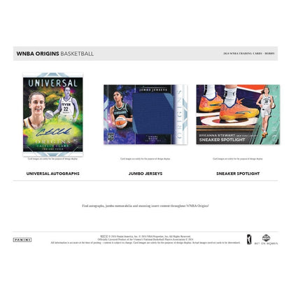 2024 Panini Origins WNBA Basketball Hobby 10 Box Case