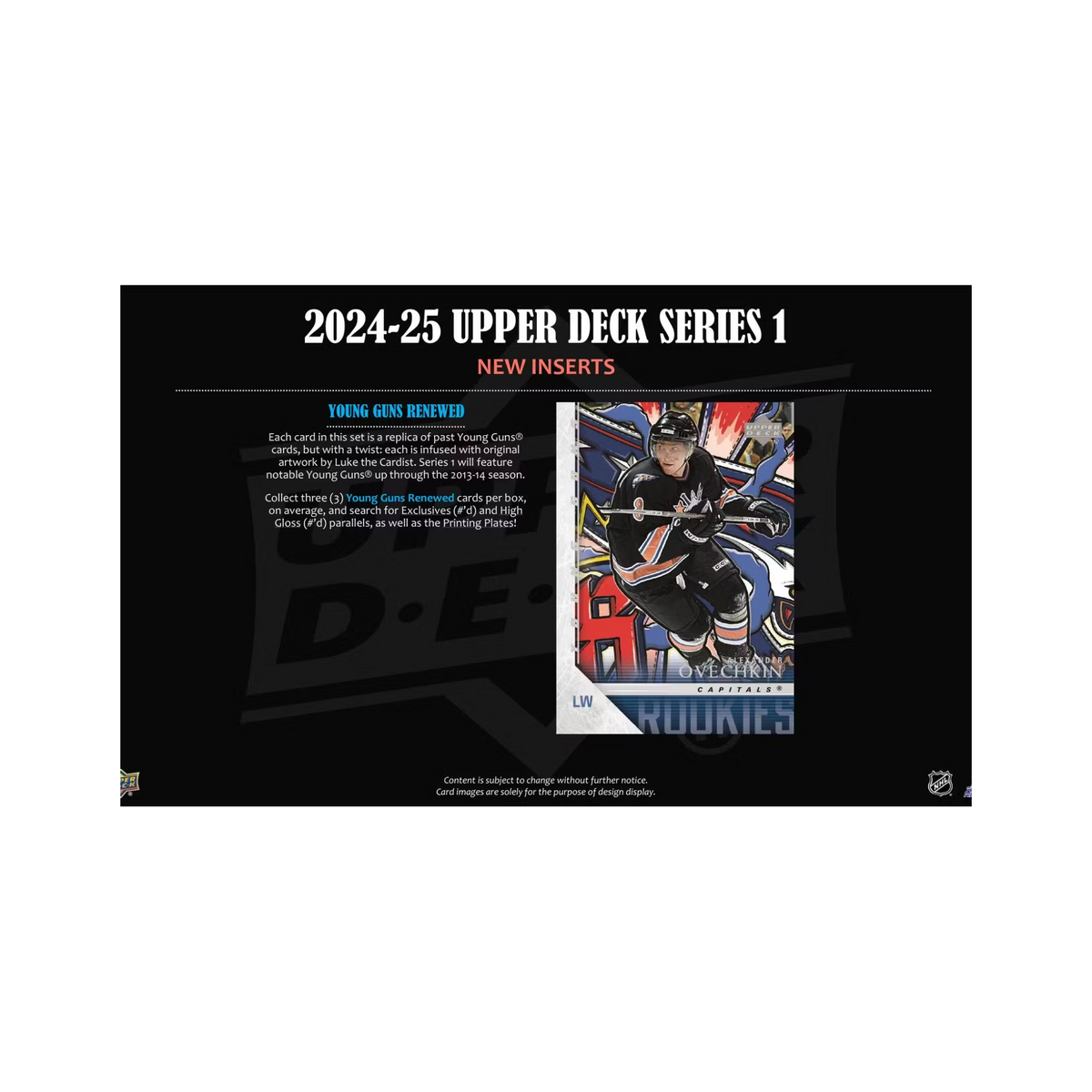 2024-25 Upper Deck Series 1 Hockey Hobby Box