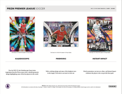 2022-23 Panini Prizm Premier League Soccer Hobby Box