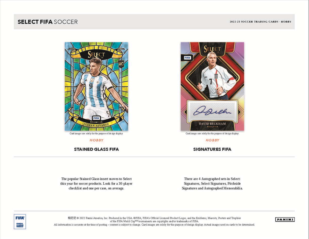 2022-23 Panini Select FIFA Soccer Hobby Box