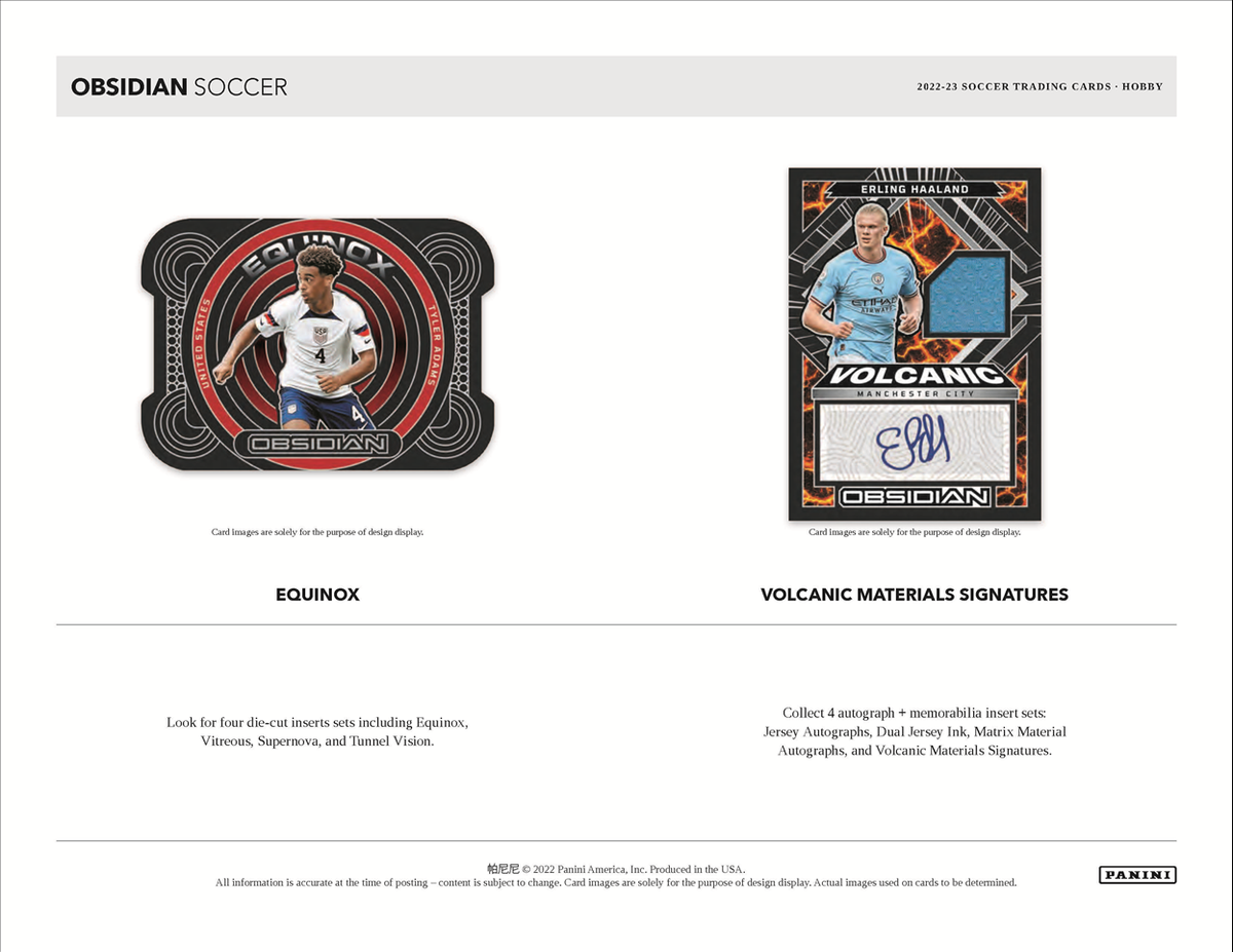 2022-23 Panini Obsidian Soccer Hobby Box