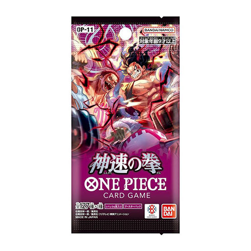 One Piece Card Game A Fist of Divine Speed OP-11 Booster Box Japanese