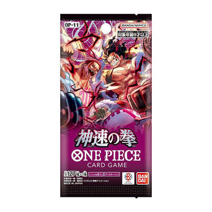 One Piece Card Game A Fist of Divine Speed OP-11 Booster Box Japanese