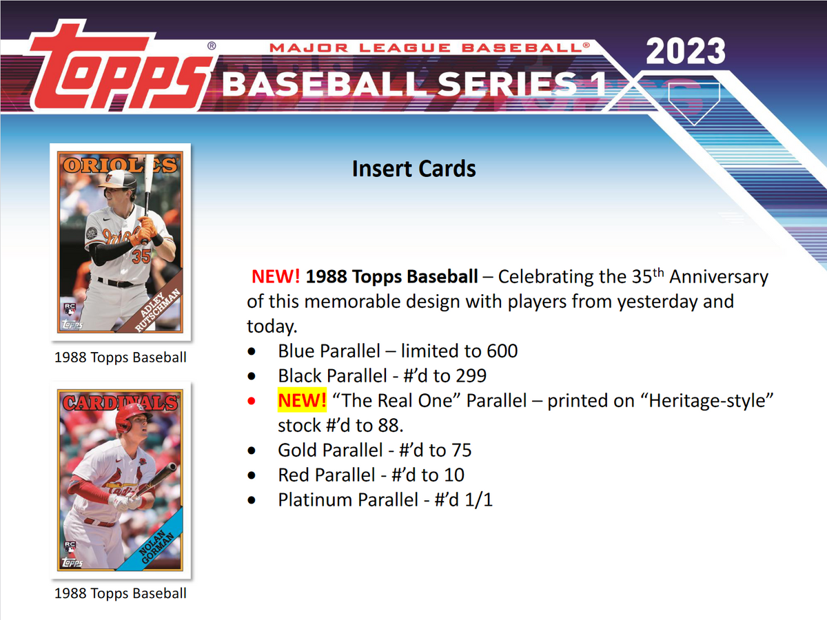2023 Topps Series 1 Baseball Hobby 12 Box Case