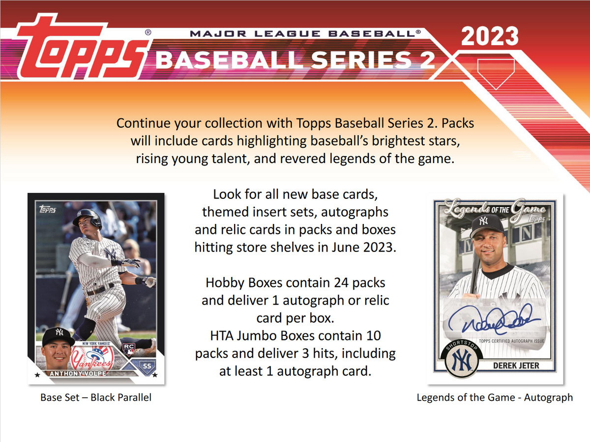 2023 Topps Series 2 Baseball Jumbo Box