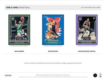 2022-23 Panini One & One Basketball Hobby Box
