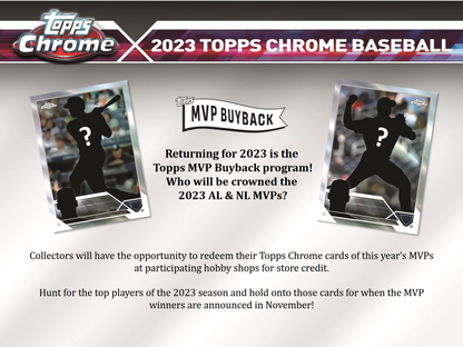 2023 Topps Chrome Baseball Jumbo HTA 8 Box Case