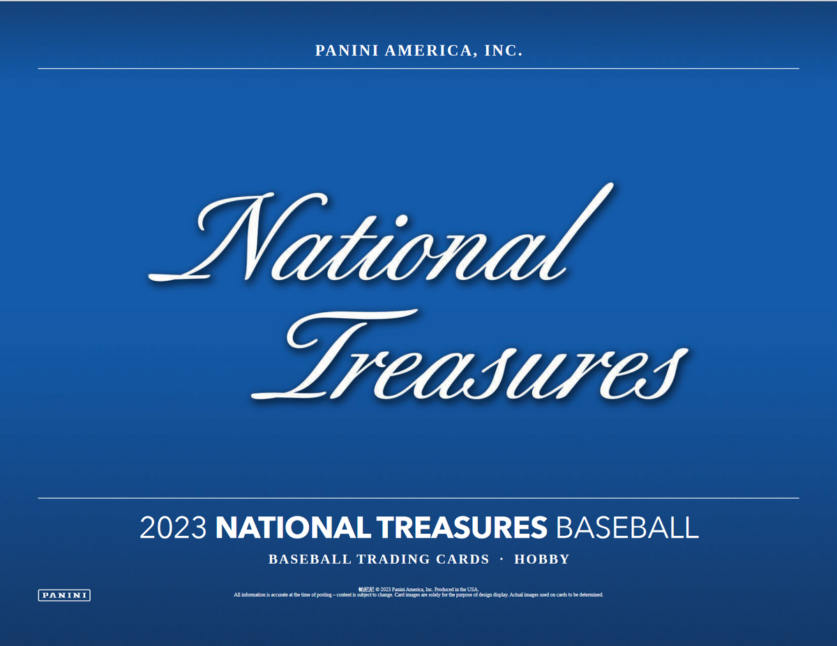 2023 Panini National Treasures Baseball Hobby Box