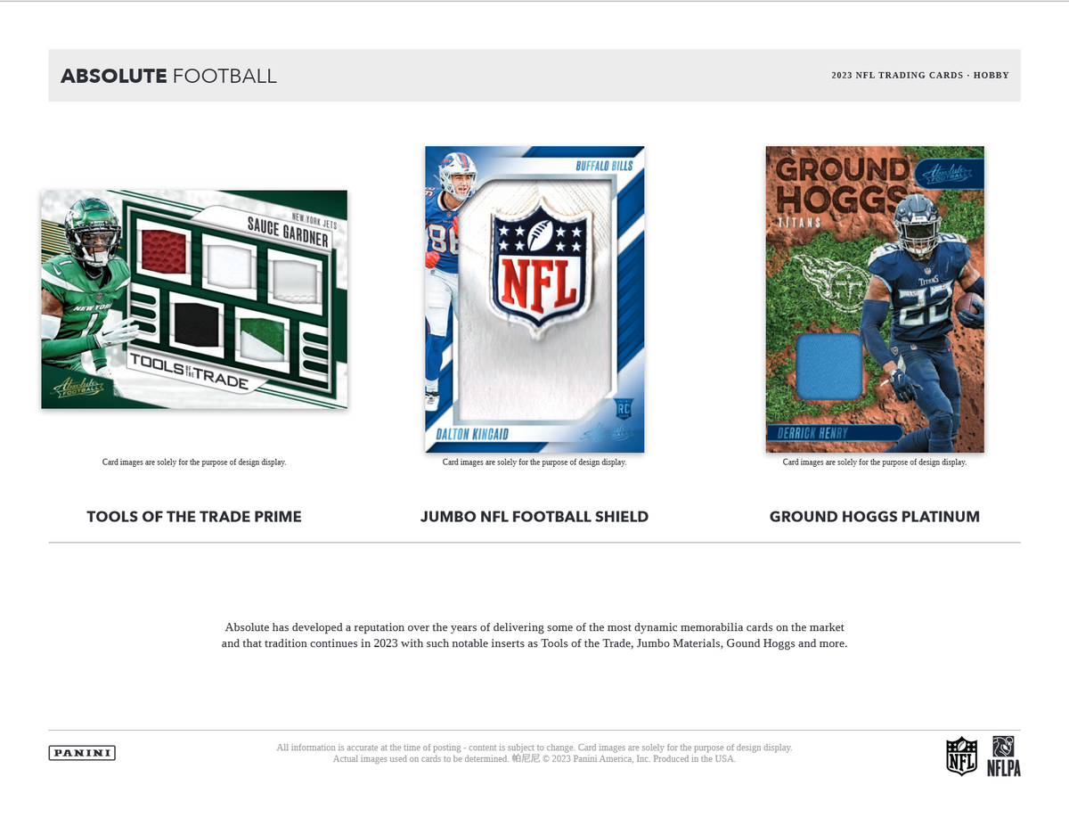 2023 Panini Absolute Football Hobby Box