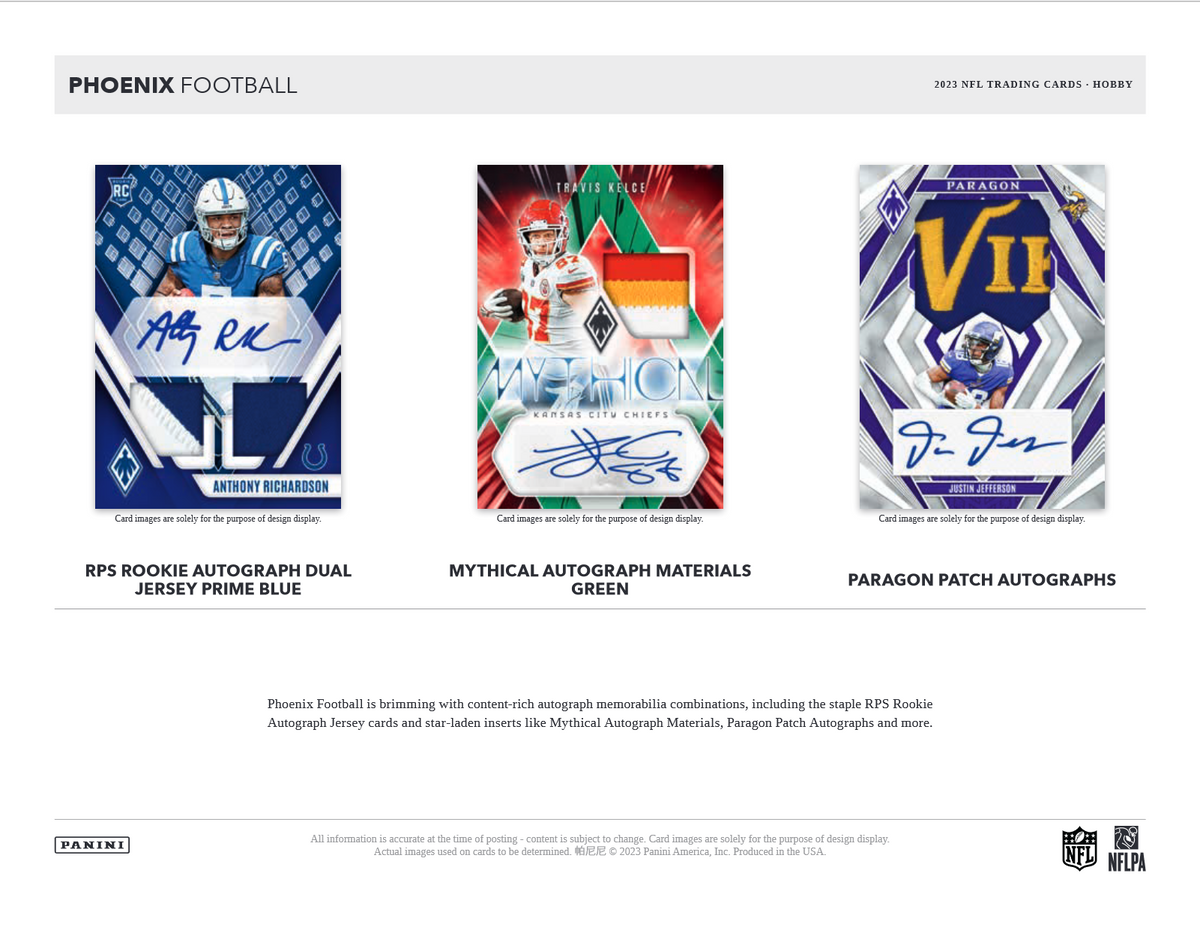 2023 Panini Phoenix Football Hobby Box