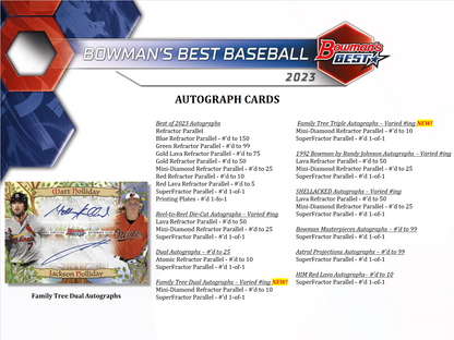 2023 Bowman's Best Baseball Hobby Box