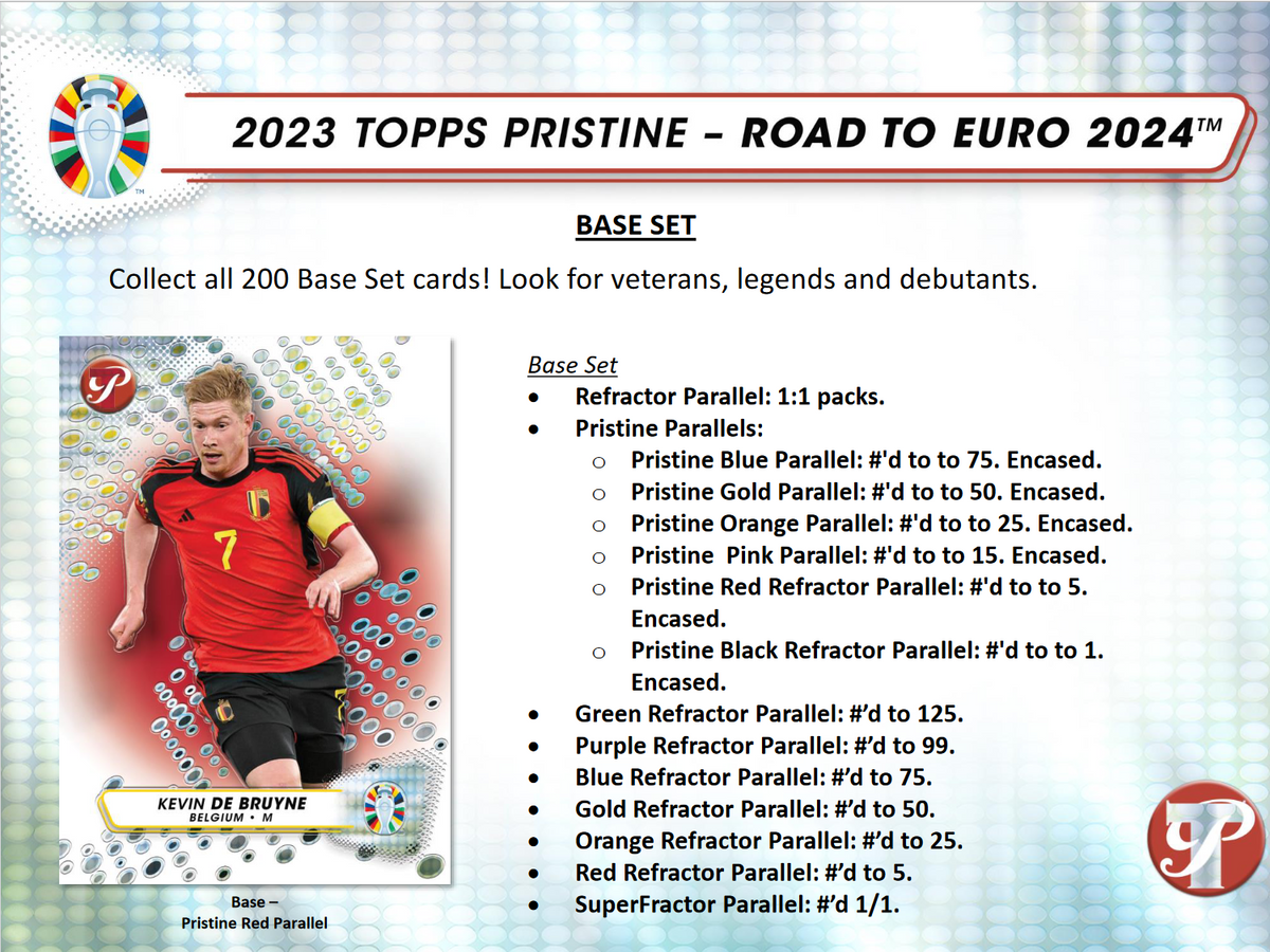 2023 Topps Pristine Road To Euro 2024 Soccer Hobby Box