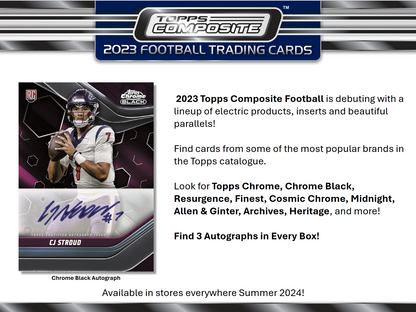 2023 Topps Composite Football Hobby 12 Box Case