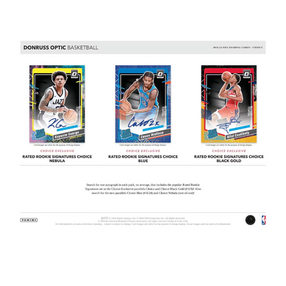 2023/24 Panini Donruss Optic Basketball Choice 20 Box Case