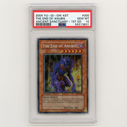 2004 YuGiOh AST The End of Anubis Ancient Sanctuary 1st #000 PSA 10 (#AF21)