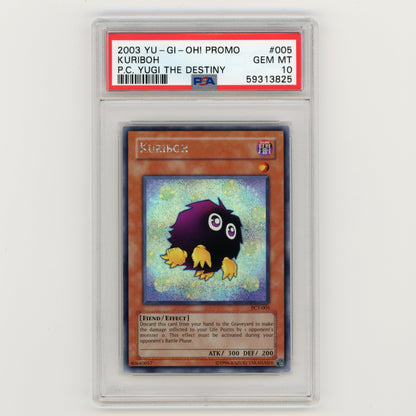 2003 YuGiOh Promo Kuriboh PC Yugi The Destiny #005 PSA 10 (#AF23)