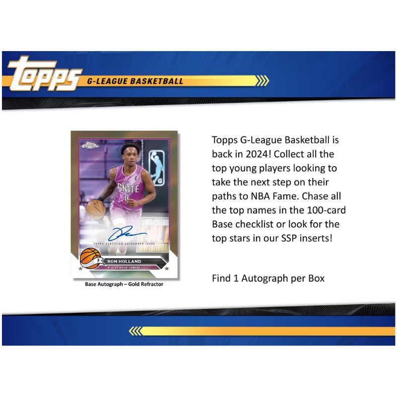 2023/24 Topps G League Basketball Hobby 20 Box Case