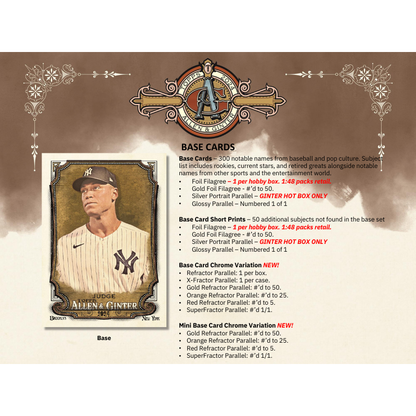 2024 Topps Allen and Ginter Baseball Hobby 12 Box Case