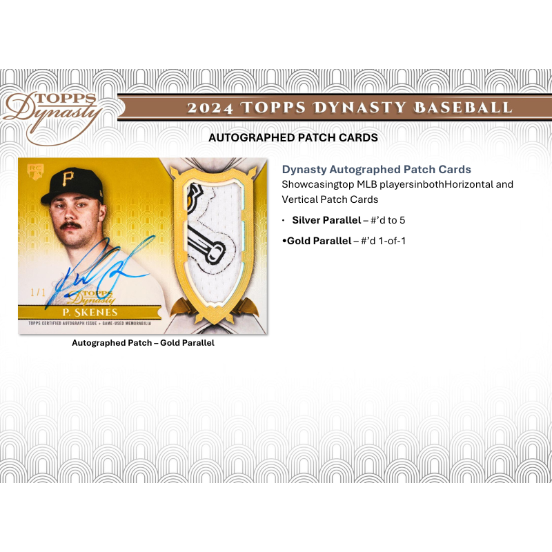 2024 Topps Dynasty Baseball Hobby Box