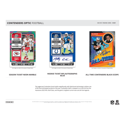 2023 Panini Contenders Optic Football Hobby 20 Box Case